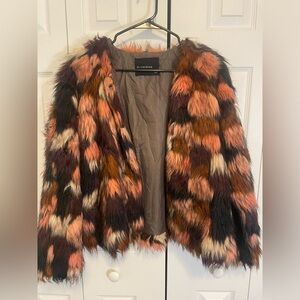 Olivaceous Multicolor Teddy Jacket